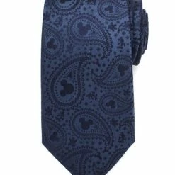 Coupon 🎁 Disney Mickey Mouse Navy Paisley Tie 🧨