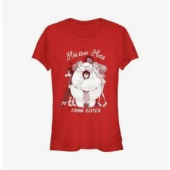 Buy 🔥 Big Hero 6 Holiday Hugs From Sister Girls T-Shirt 🛒