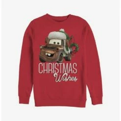 Cheap ⭐ Disney Pixar Cars 🔔 Christmas Wishes Sweatshirt 👏