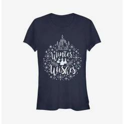 Best Pirce 🥰 Disney Princesses Winter Wishes Holiday ✨ Girls T-Shirt ❤️