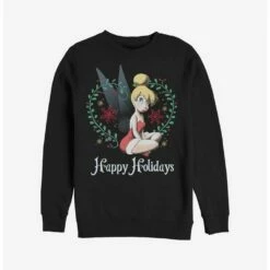 Best Pirce 🎁 Disney Tinker Bell Happy Holidays Sweatshirt 🥰