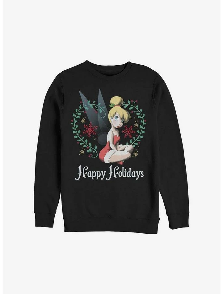 Best Pirce 🎁 Disney Tinker Bell Happy Holidays Sweatshirt 🥰 1 Best Pirce 🎁 Disney Tinker Bell Happy Holidays Sweatshirt 🥰