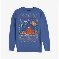 Best deal 🤩 Disney Pixar Finding Nemo Sea Ugly Christmas Sweater Sweatshirt ⌛
