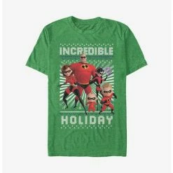 Hot Sale 🎉 Disney Pixar The Incredibles Christmas Pattern T-Shirt 🔥