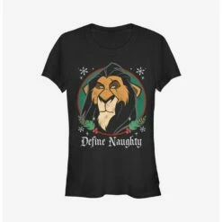 Outlet ✔️ Disney The Lion King Define Naughty Holiday 🌟 Girls T-Shirt 🔔