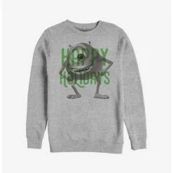Outlet 🧨 Disney Pixar Monsers University Happy Holidays Sweatshirt 😉