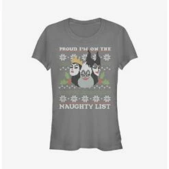 Cheap 🤩 Disney Villains Naughty And Proud Holiday Girls T-Shirt 🔥