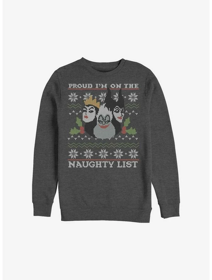 Wholesale ⭐ Disney Villains Naughty List Ugly ❄ Christmas Sweater Sweatshirt ✨ 1 Wholesale ⭐ Disney Villains Naughty List Ugly ❄ Christmas Sweater Sweatshirt ✨