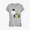 New ❤️ Disney Pixar Wall-E ❄ Christmas Lights Girls T-Shirt 🔔