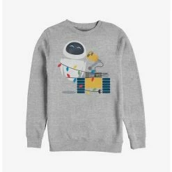 Hot Sale ⭐ Disney Pixar Wall-E 🔔 Christmas Lights Sweatshirt ✨