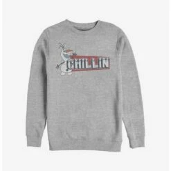 Outlet ✔️ Disney Frozen Olaf Chillin' Sweatshirt 🎉