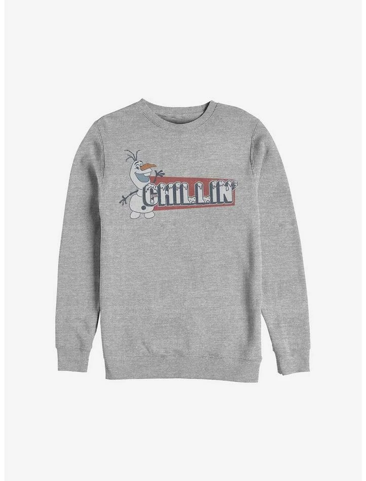 Outlet ✔️ Disney Frozen Olaf Chillin' Sweatshirt 🎉 1 Outlet ✔️ Disney Frozen Olaf Chillin' Sweatshirt 🎉