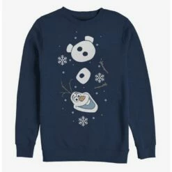 Cheap ⭐ Disney Frozen Olaf Xmas Sleeve Sweatshirt ⌛