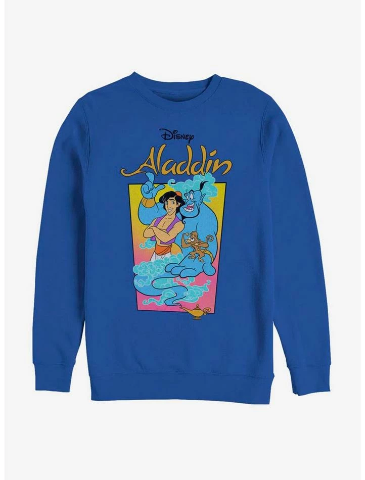 Discount π Disney Aladdin Neon Vapor Sweatshirt β¨ 1 Discount π Disney Aladdin Neon Vapor Sweatshirt β¨