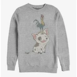 Best Sale 👏 Disney Moana Pua And Hei Hei Pose Sweatshirt 🛒