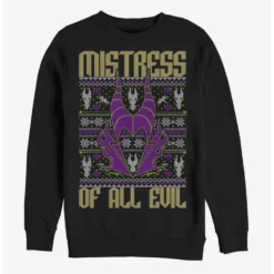 Best reviews of 😍  Disney Villains Mistress Sweater Sweatshirt 🔥