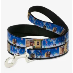 Discount ❤️ Disney Pixar Up Up Carl on Porch Flying House Balloons ✨ Dog Leash 😍