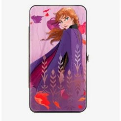 Best deal β€οΈ Disney Frozen 2 Anna Swirling Leaves Pose Hinge Wallet π