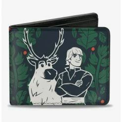 Flash Sale ❤️ Disney Frozen 2 Kristoff Sven Believe In The Journey Bi-fold Wallet ❤️