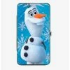 Discount ⭐ Disney Frozen 2 Olaf Smiling Pose Snowflakes Hinge Wallet 👏