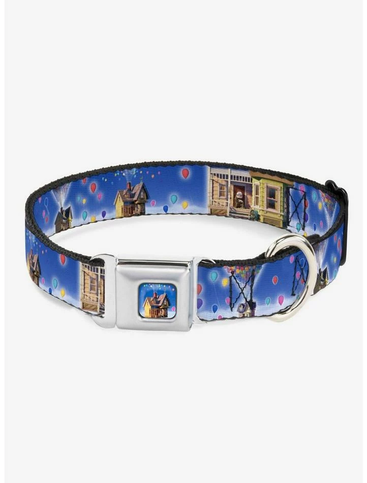 Outlet 👍 Disney Pixar Up Carl on Porch Flying House Balloons 🛒 Dog Collar Seatbelt Buckle ❤️ 1 Outlet 👍 Disney Pixar Up Carl on Porch Flying House Balloons 🛒 Dog Collar Seatbelt Buckle ❤️
