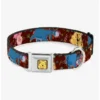 Best Pirce ✔️ Disney Winnie The Pooh Character Poses 🔥 Dog Collar Seatbelt Buckle ⌛