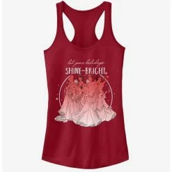 Brand new 👏 Disney Princesses Shine Bright Holiday Girls Tank ❤️