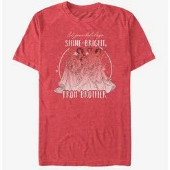 Wholesale ✔️ Disney Princesses Shine Bright Brother Holiday T-Shirt 🥰