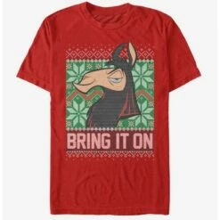Best Sale 🌟 Disney Emperors New Groove Bring It Ugly Christmas T-Shirt 😀