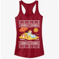 New ✨ Disney Frozen Olaf ⌛ Christmas Sweater Girls Tank 🔔