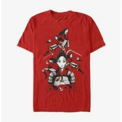 Budget ✨ Disney Mulan Live Action Warrior Poses T-Shirt ⭐