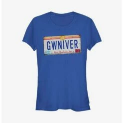 Top 10 🤩 Disney Pixar Onward GWNIVER License Plate Girls T-Shirt ✨