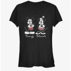 Cheap 🧨  Disney Mickey Mouse And Minnie Mouse Always Forever  Girls T-Shirt 😉