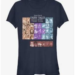 Coupon ⭐ Disney Characters Periodic Table Of Fairy Tales 🔔 Girls T-Shirt ⭐