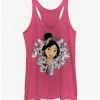 Cheap 🤩 Disney Mulan Floral Blossoms ❤️ Girls Tank ✨