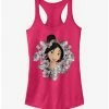 New ❤️ Disney Mulan Floral Blossoms 💯 Girls Tank 💯