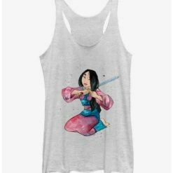 Best Sale ⌛ Disney Mulan Sword Hair Chop Girls Tank 🥰