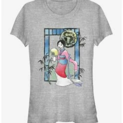 Hot Sale ✨ Disney Mulan Watercolor Garden ⭐ Girls T-Shirt ✨
