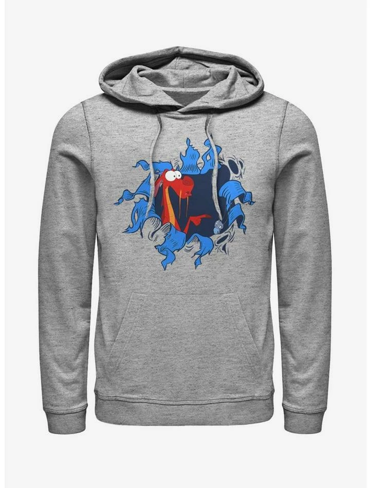 Promo ⭐ Disney Mulan Oh Mushu Hoodie 👍 1 Promo ⭐ Disney Mulan Oh Mushu Hoodie 👍