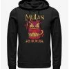 New ⌛ Disney Mulan Mushu Stone Dragon Head Hoodie 😉