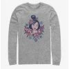 Outlet ✨ Disney Mulan Floral Portrait T-Shirt 💯