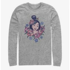 Outlet ✨ Disney Mulan Floral Portrait T-Shirt 💯