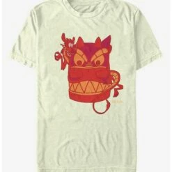 Coupon ❤️ Disney Mulan Mushu Red Stone Dragon Head T-Shirt 😉 -Dressup Outfits Shop 13266591 hi 1