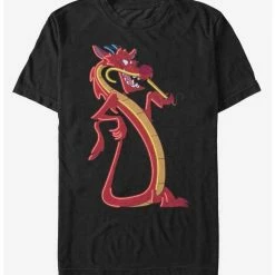 Outlet ❤️ Disney Mulan Red Glow Mushu T-Shirt 🤩
