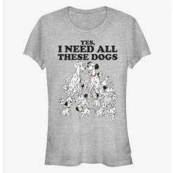 Cheap 🎉 Disney 101 Dalmatians I Need All These Dogs Classic ⌛ Girls T-Shirt ❤️