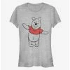 Budget ❤️ Disney Winnie The Pooh Sketch Classic Girls T-Shirt 🔔