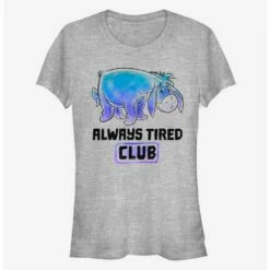 Deals 🔔 Disney Winnie The Pooh Eeyore Tired Club Classic ✨ Girls T-Shirt ✔️