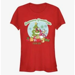 Best Pirce ⌛ Disney Donald Duck Holiday Seasons Greetings From Son Classic 🎉 Girls T-Shirt 🔥