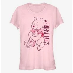 Deals ๐ Disney Winnie The Pooh Piglet Pooh Hugs Classic Girls T-Shirt ๐