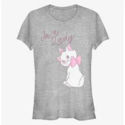 Discount 🎁 Disney Aristocats Marie I'm A Lady Classic Girls T-Shirt 🔥